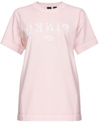Pinko - Tiramisu Cotton T-shirt - Lyst