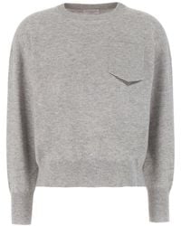 Brunello Cucinelli - Bead-Detailed Cashmere Jumper - Lyst