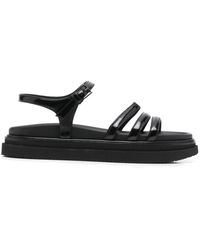 Hogan - Buckle-strap Flat Sandals - Lyst