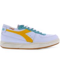 Diadora - Mi Basket Row Cut Sneakers - Lyst