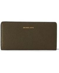 Michael Kors - Bryant Large Pebbled Leather Snap-Front Wallet - Lyst