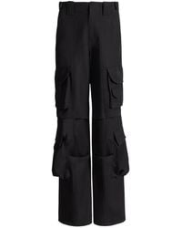 Balmain - Wool Twill Cargo Pants - Lyst