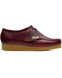 Clarks - Wallabee Leather Derby Shoes - Lyst