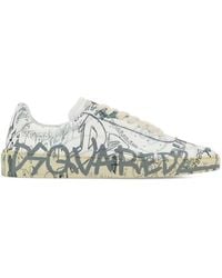 DSquared² - Printed Leather Rider Sneakers - Lyst