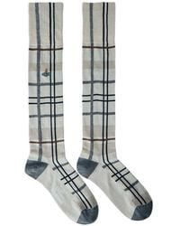 Vivienne Westwood - Tartan-Pattern Socks - Lyst