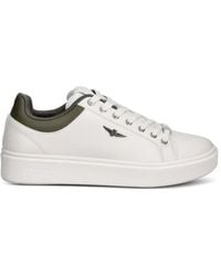 Aeronautica Militare - Logo-Plaque Lace-Up Sneakers - Lyst