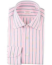 Borriello - Striped Long-Sleeved Shirt - Lyst