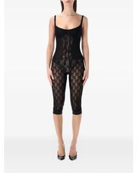 The Attico - Lace Jumpsuit - Lyst