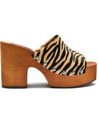 Simon Miller - Sol Zebra-Print Haircalf Sandals - Lyst