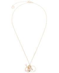 Maje - Charm Pendant Necklace - Lyst