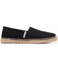 Palm Angels - Logo-Patch Raffia Espadrilles - Lyst