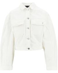 Emporio Armani - Veste À Coupe Crop - Lyst