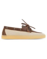 COPENHAGEN - Panelled Boat Shoes - Lyst