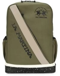 La Martina - Logo-Print Contrast-Stripe Backpack - Lyst