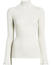 Proenza Schouler - Phyllis Top Met Col - Lyst