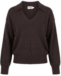 Not Shy - Palmer Cashmere Polo-Collar Sweater - Lyst