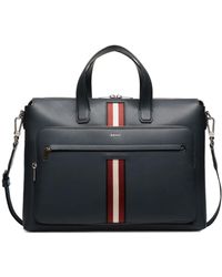 Bally - Leren Aktetas Met Lintdetail - Lyst