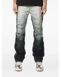 Purple Brand - Vaqueros Con Efecto Patchwork Y Diseño Envejecido - Lyst
