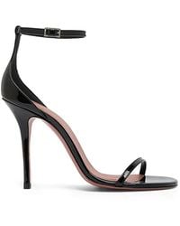 AMINA MUADDI - Barbara Crystal-Embellished Heeled Sandals - Lyst