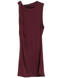 Atlein - Knotted Draped Top - Lyst