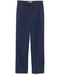 Marine Serre - Pantalon À Motif Moon Diamond En Jacquard - Lyst