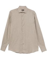 ZEGNA - Chemise Boutonnée À Manches Longues - Lyst