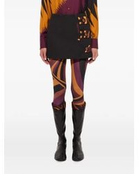 PUCCI - Tecno Poudre Mini Skirt - Lyst