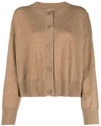 P.A.R.O.S.H. - Brushed Cashmere Cardigan - Lyst