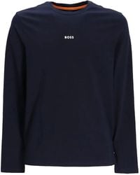 BOSS - ロゴ ロングtシャツ - Lyst