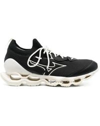 Mizuno - Side Logo-Detail Low-Top Sneakers - Lyst