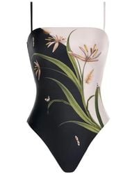 Agua Bendita - Durazno Floral-Print Swimsuit - Lyst