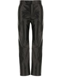 Alberta Ferretti - Leather Pants - Lyst