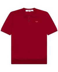 COMME DES GARÇONS PLAY - Short-Sleeve Polo Shirt - Lyst