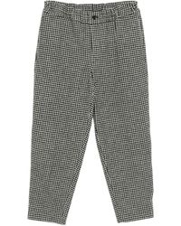 COMME DES GARÇON BLACK - Pantalones con motivo pied de poule - Lyst