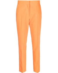 Twinset - High-Waisted Cigarette Trousers - Lyst