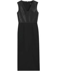 BOSS - Robe Mi-Longue À Empiècements - Lyst