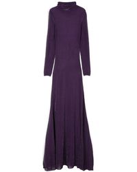 Tom Ford - Metallic-Knit Evening Dress - Lyst
