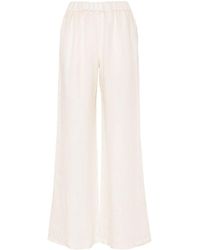 120% Lino - Straight Linen Trousers - Lyst