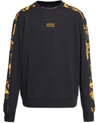 Versace Jeans Couture - Baroque-Print Sweatshirt - Lyst