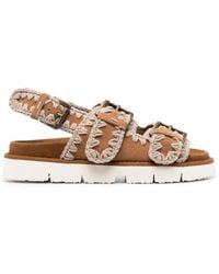 Mou - Bio Crochet-Stitch Sandals - Lyst