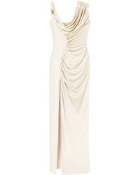 Versace - Draped Asymmetric Gown - Lyst