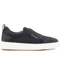 Santoni - Sneakers Senza Lacci Victory - Lyst