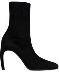 Victoria Beckham - Stiefeletten Aus Wildleder - Lyst