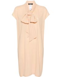 Fabiana Filippi - Scarf-Detail Shift Minidress - Lyst