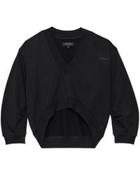 Purple Brand - Asymmetric Cropped Sweatshirt - Lyst
