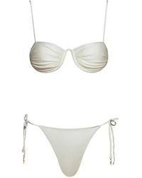 Noire Swimwear - Monowire Satin Bikini Set - Lyst