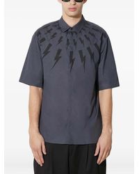 Neil Barrett - Lightning Bolt Shirt - Lyst