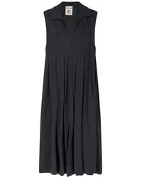 Semicouture - Pleated Midi Dress - Lyst