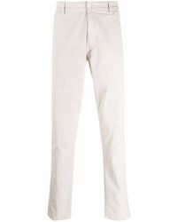 Aspesi - Mid-Rise Straight-Leg Chinos - Lyst