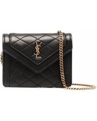 Saint Laurent - Micro Gaby Quilted Leather Shoulder Bag - Lyst